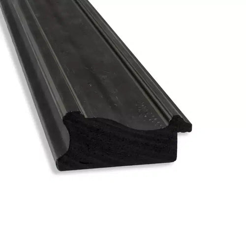 Miroir de porte étroit 45,7 cm x 132 cm, corps entier, noir aspect épave, non biseauté
