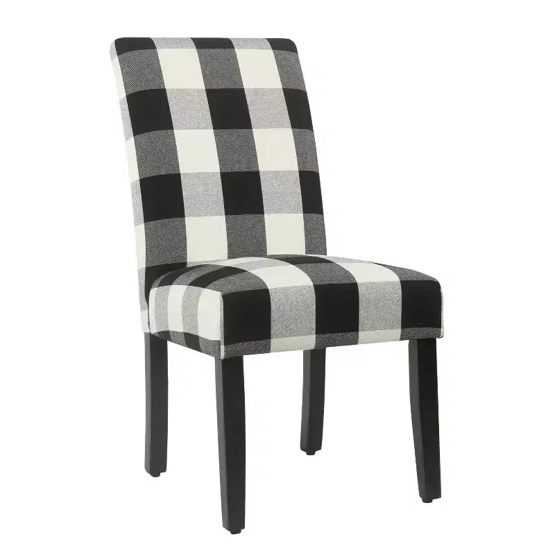 Lot de 2 chaises de salle à manger Parsons noires