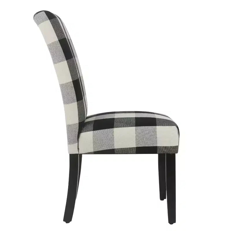 Lot de 2 chaises de salle à manger Parsons noires